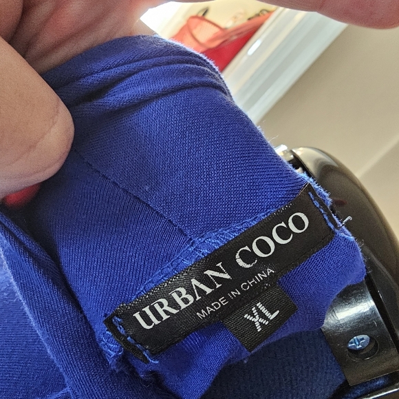 Blue open drape cardigan - Picture 10 of 10